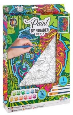 Opakowanie Malowanie po numerach - lew canvas