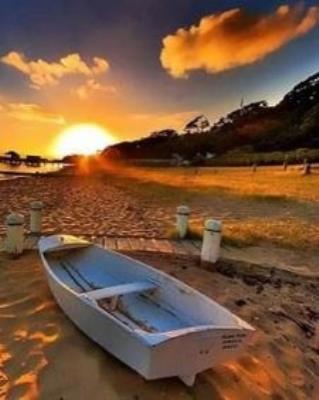 Opakowanie Malowanie po numerach Łódka na plaży