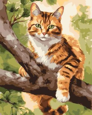 Opakowanie Malowanie po numerach - Łowca na drzewie 40x50cm