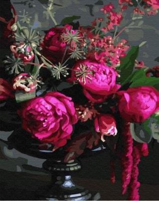 Opakowanie Malowanie po numerach - Malinowe piwonie 40x50 cm