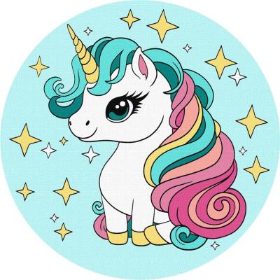 Opakowanie Malowanie po numerach - Mały jednorożec 19cm