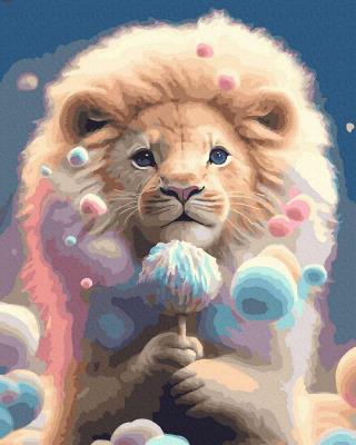 Opakowanie Malowanie po numerach Mały Lew