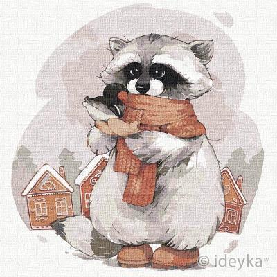 Opakowanie Malowanie po numerach - Mały przyjaciel 30x30cm