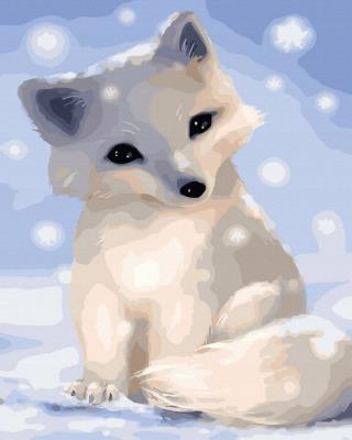 Opakowanie Malowanie po numerach Mały słodki lis