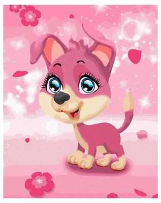 Opakowanie Malowanie po numerach - Mały szczeniaczek 40x50cm