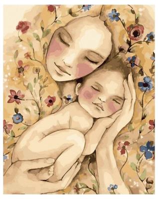 Opakowanie Malowanie po numerach- Mamusia z noworodkiem 40x50