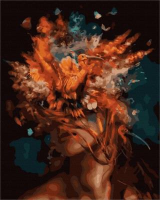 Opakowanie Malowanie po numerach Maska kwiatowa