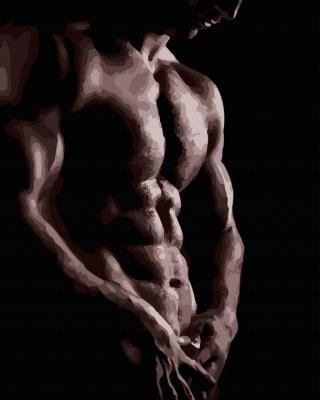 Opakowanie Malowanie po numerach Męski tors