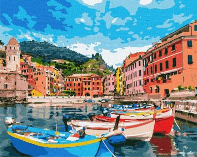 Opakowanie Malowanie po numerach - Miasteczko Włoch 40x50cm