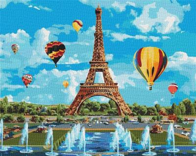 Opakowanie Malowanie po numerach - Miasto miłości 40x50