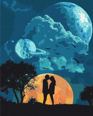 Opakowanie Malowanie po numerach Miłość pod gwiazdami