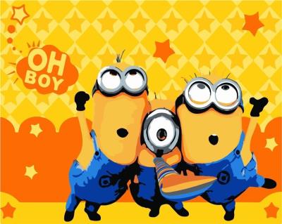 Opakowanie Malowanie po numerach - Miniony 40x50cm