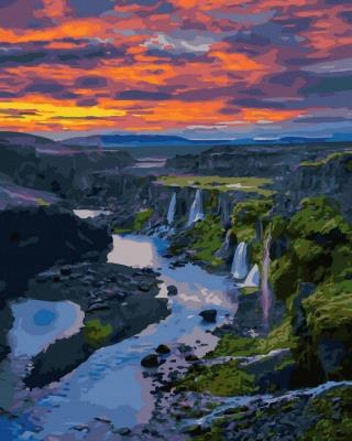 Opakowanie Malowanie po numerach Moc kanionu