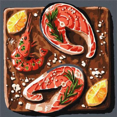 Opakowanie Malowanie po numerach - Morski delikates 30x30cm