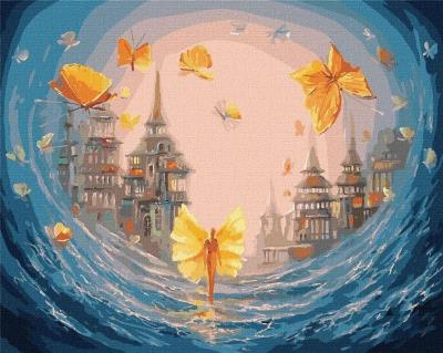 Opakowanie Malowanie po numerach - Motyle duszy 40x50