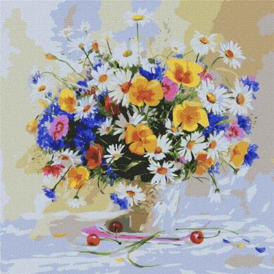 Opakowanie Malowanie po numerach - Mus kwiatowy 40x40cm