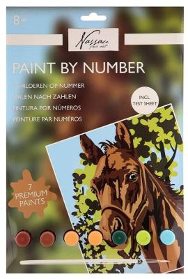 Opakowanie Malowanie po numerach na tablicy - Koń 33,5x23,8