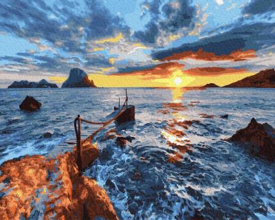 Opakowanie Malowanie po numerach Na zachodzie