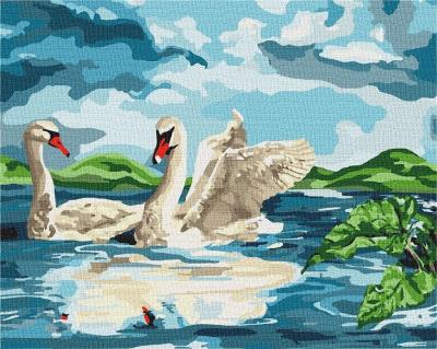 Opakowanie Malowanie po numerach - Nad jeziorem 40x50