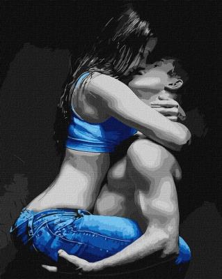 Opakowanie Malowanie po numerach - Namiętny uścisk 40x50cm