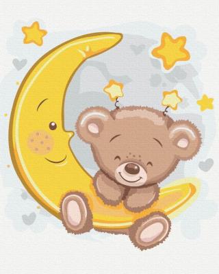 Opakowanie Malowanie po numerach Niedźwiadek na księżycu