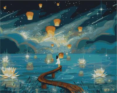 Opakowanie Malowanie po numerach Noc świateł 40x50cm