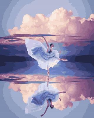 Opakowanie Malowanie po numerach Odbicie lekkości