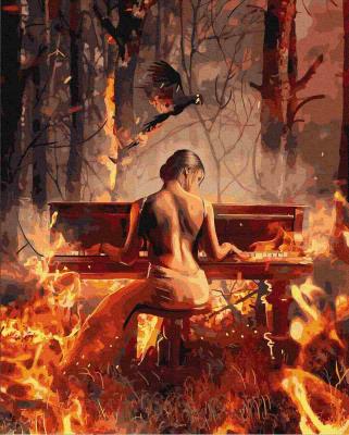 Opakowanie Malowanie po numerach Ognista pianistka