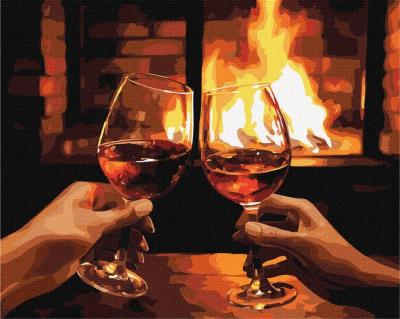 Opakowanie Malowanie po numerach - Ogrzewanie przy kominku