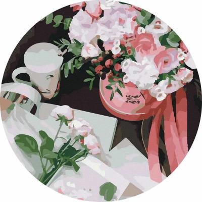 Opakowanie Malowanie po numerach okrągłe - Dobry ranek 40cm