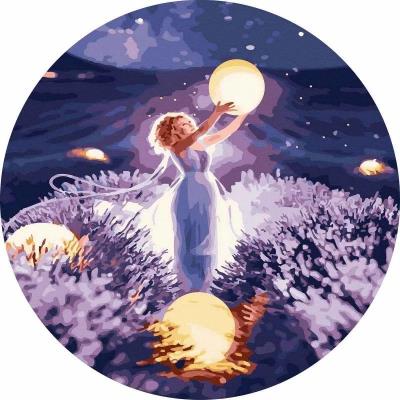 Opakowanie Malowanie po numerach okrągłe - W Alei Gwiazd 40cm