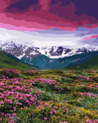 Opakowanie Malowanie po numerach Рole kwiatów