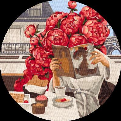 Opakowanie Malowanie po numerach owalne Rano w Wenecji