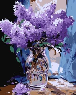 Opakowanie Malowanie po numerach - Pachnący fiolet 40x50cm