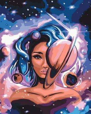 Opakowanie Malowanie po numerach - Pani Wszechświat 40x50cm