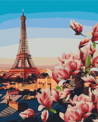 Opakowanie Malowanie po numerach Paryskie Magnolie