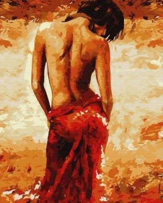 Opakowanie Malowanie po numerach - Piękna dziewczyna 40x50cm