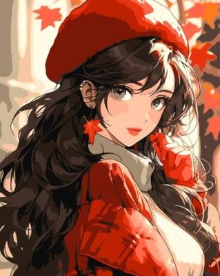 Opakowanie Malowanie po numerach - Piękna Nieznajoma 40x50cm