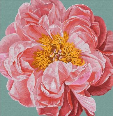 Malowanie po numerach - Pink kiss 40x40cm. Wydawca: Ideyka. SmakLiter.pl Opakowanie Malowanie po numerach - Pink kiss 40x40cm