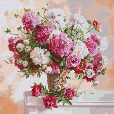 Opakowanie Malowanie po numerach - Piwonie 50x50cm