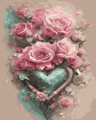 Opakowanie Malowanie po numerach Płatek Kwiatu