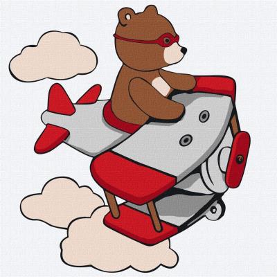 Opakowanie Malowanie po numerach - Podróż po niebie Kids