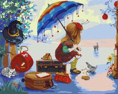 Opakowanie Malowanie po numerach - Polyket wyrusza.. 40x50cm