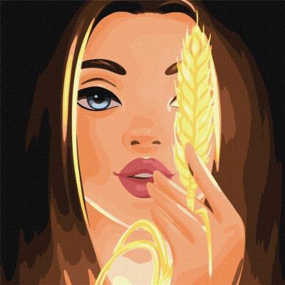 Opakowanie Malowanie po numerach - Pszenica.. 40x40cm