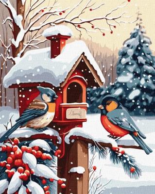 Opakowanie Malowanie po numerach - Ptasie przysmaki 40x50cm