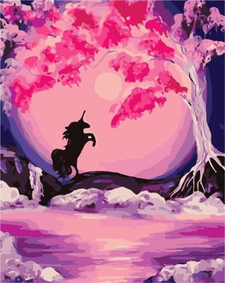 Opakowanie Malowanie po numerach - Purpurowy zachód 40x50cm