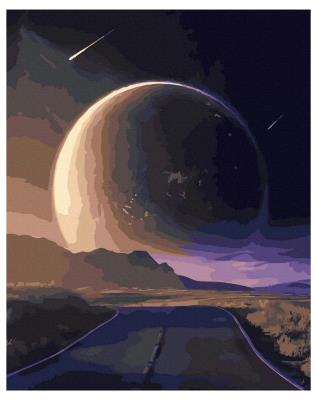 Opakowanie Malowanie po numerach - Pustynna droga 40x50