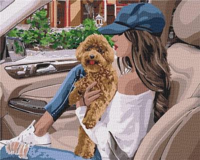 Malowanie po numerach - Puszysty ulubieniec 40x50. Wydawca: Ideyka. SmakLiter.pl Opakowanie Malowanie po numerach - Puszysty ulubieniec 40x50