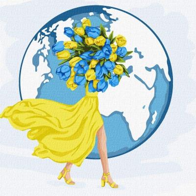 Opakowanie Malowanie po numerach - Razem ze światem 40x40cm