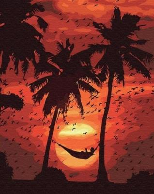 Opakowanie Malowanie po numerach - Relaks na plaży 40x50cm